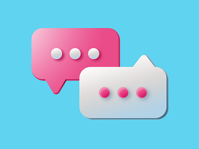 Just talk 3d bubbles chat chatbot chatting comic comment concept conversation icon illustration photoshop pink speak talk talk bubble vector