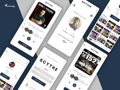 Scythe app design responsive design typogaphy ui uiux webdesign webdevelopment