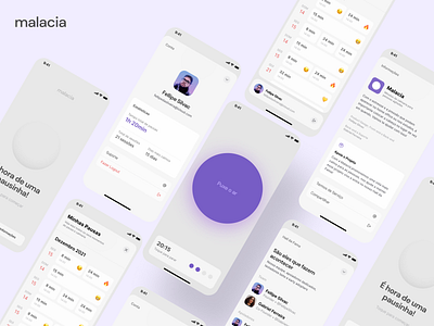 Malacia App aplicativo app design mobile ui ui uidesign