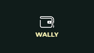 wally branding clean design flat graphic design illustrator logo minimal modern vector