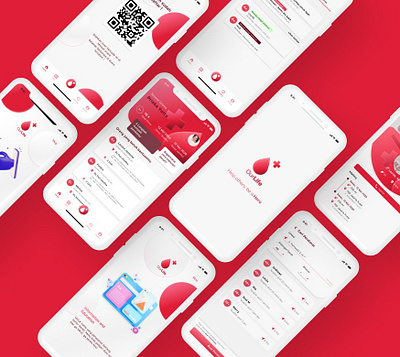 Blood Donation Apps: Became a bridge between donors and binar academy blood donation mobile app design uidesign uiux uxdesign