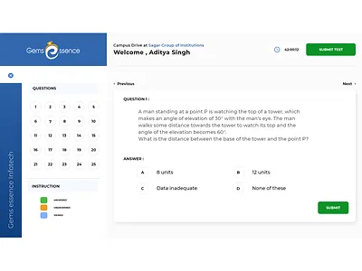 question panel one app design ui ux web