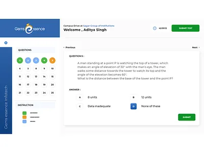 question panel two design ui ux web