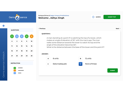 question panel two design ui ux web