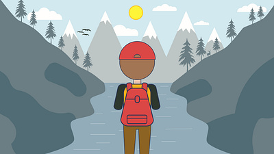 adventure animation art design flat illustration illustrator vector