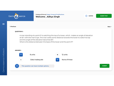 question panel three design ui ux web