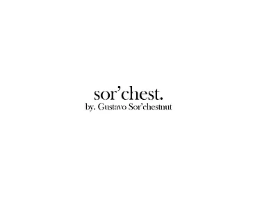 sor'chest. branding design flat illustration logo marca minimal vector