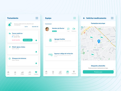 Conecta Companion app chile chilean design app digitalproductdesign doctor app medicine app mobile app mobile design mobile ui ui ui design uidesign uiuxdesign ux design