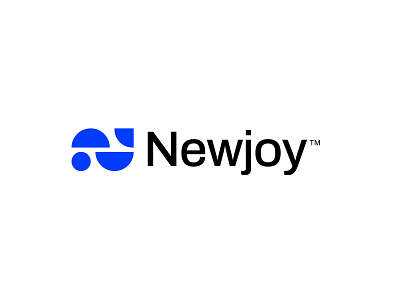 NewJoy brand identity branding branding design design fintech happy joy logo logo design logo designer logos minimal logo n n letter nlogo simple logo smile symbol tech logo