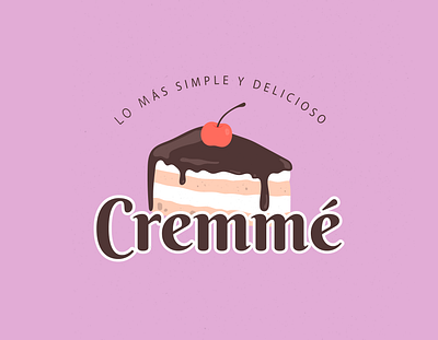 Cremmé logotipe branding design digital diseño illustration ilustración logo typography