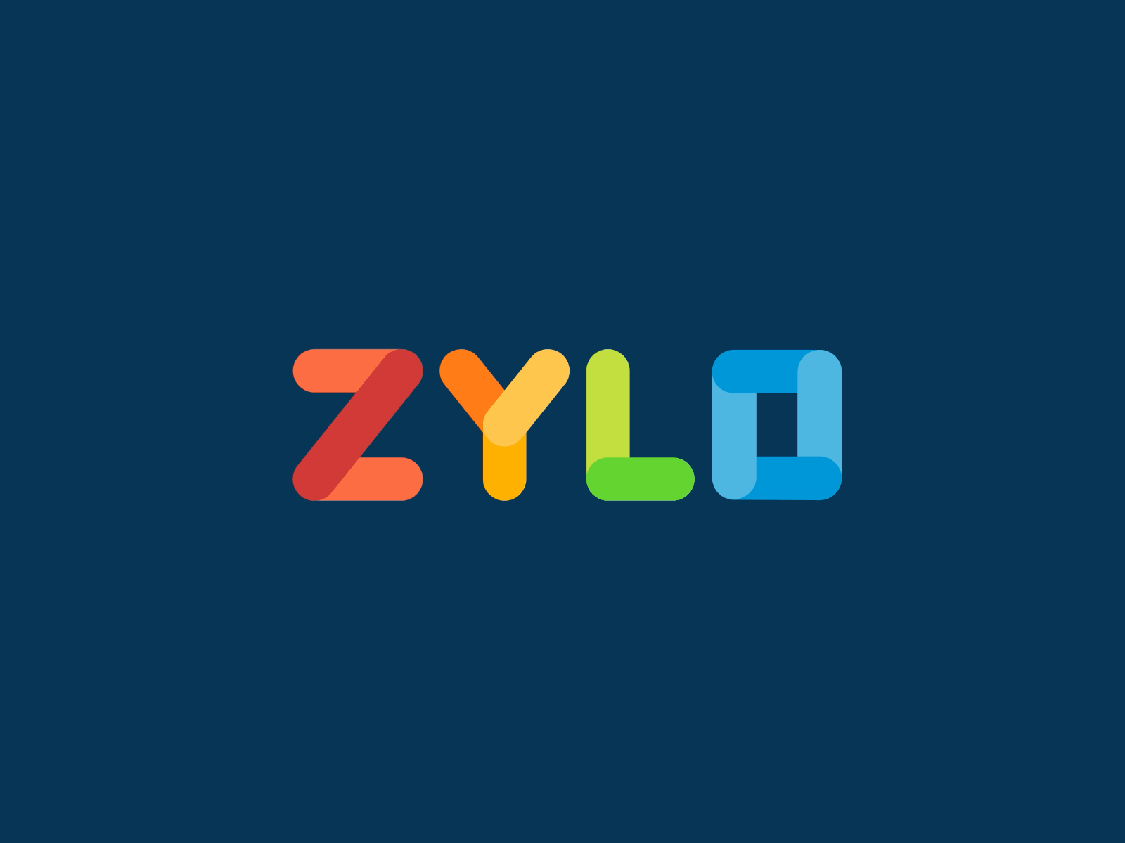 Logo animation animation colorful data logo organize primary colors saas tech wordmark