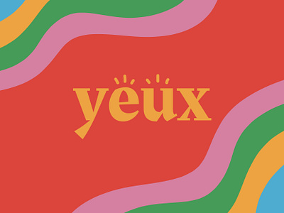 Yeux Brand brand brand identity brand personality branding branding design colour colourful brand glasses new brand peep playful rainbow sunglasses sunglasses brand