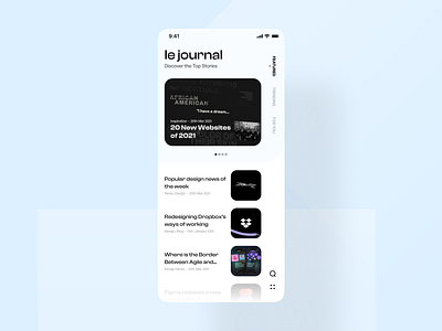 News App blog blog post clean ui creative design design interface interface design minimal minimalism minimalistic modern design news news app newsfeed post ui user experience user inteface ux ux design