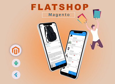 Flatshop - Magento (Android) android android ecommerce app brand identity branding cart clean digital fast delivery gateway magento theme minimal online marketing online shop online store onlinebusiness payment responsive design website woocomerce woocommerceplugins