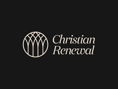Christian Renewal branding church design graphic design hilton head logo type typography window