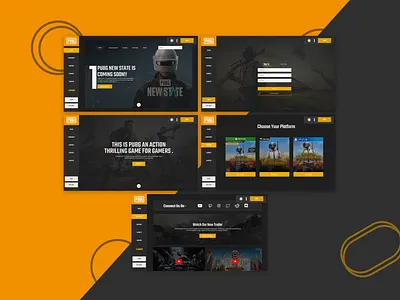 Game Website Redesign(pubg) game game app game art game design game ui game ui design game website gaming gaming app gaming website landing page landing page design landingpage redesign ui uidesign userinterface web design webdesign website