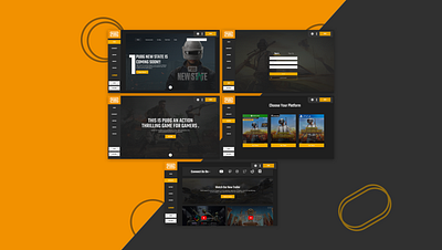 Game Website Redesign(pubg) game game app game art game design game ui game ui design game website gaming gaming app gaming website landing page landing page design landingpage redesign ui uidesign userinterface web design webdesign website