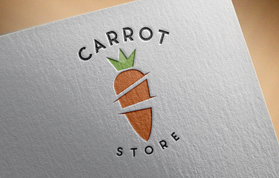 Carrot Store - Logo design black brand brand identity branding business card businesscard cool graphicdesign logo retro rose apothecary logo typography vintage white