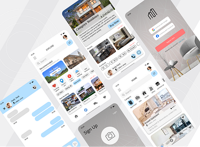 Properties - Mobile App android app android app design android design apartment app app design apple application booking home hotel rental travel travel agency travel app villa