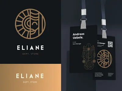 Eliane Department Store Monoline Logo brand brand design branding department store logo logo design monoline monoline logo store logo