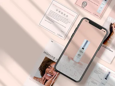 Social Media Content Pack instagram instagram stories skincare social media social media design social media pack