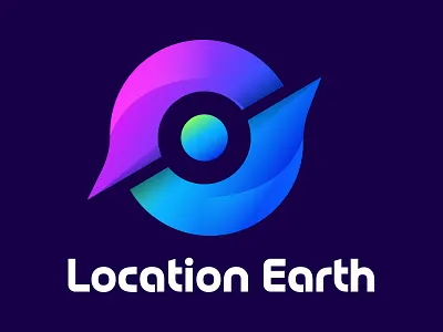 Location Earth By Imam sadik best logo branding business logo graphicdesign illustration logo design logodesign modern logo modern logo design typography