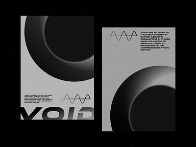 Void blackandwhite branding dailydesign dailyposter dark theme dust illustration logo minimalistic poster a day poster art posters space typography vector