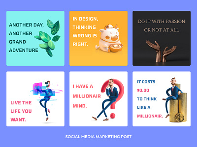 Social Media Posts design ads banner ads design banner banner design card design cards ui creative card elements features instagram post mandloi marketing campaign marketing post post sandeep social media design socialmedia