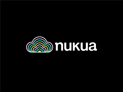 Nukua | Identity design alarm app brand branding cloud flat identity identity design logo logo design logodesign logotype minimal sleep startup startup branding startup logo