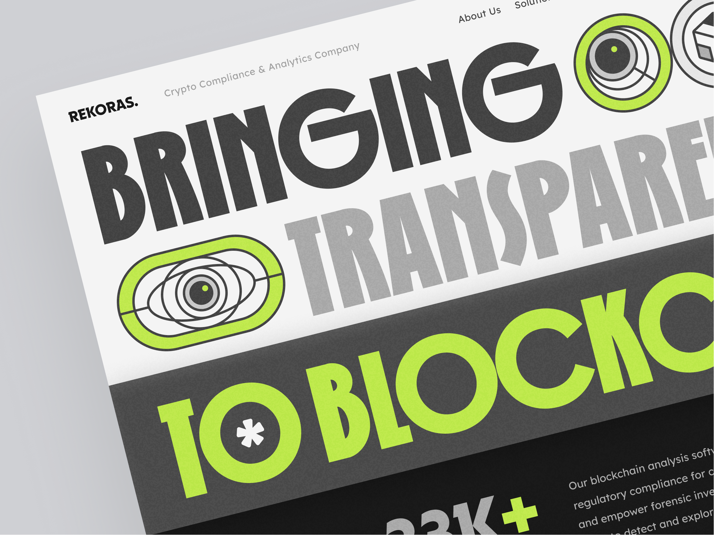 REKORAS - Crypto Compliance & Analytics Company Website ❇️ by Dhefry  Andirezha for One Week Wonders on Dribbble