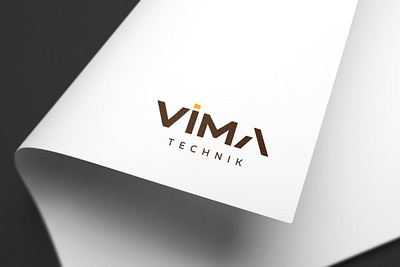 Vima Technik branding design graphic graphic design logo logo design minimal modern logo ui vector