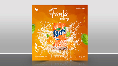 Fanta Drinks AD banner cold drinks ad drinks ad drinks banner facebook ad facebook ads facebook post fanta ad banner instagram ad instagram banner instagram post social media ad social media advertising social media design