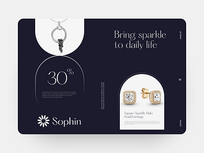 Sophin diamond gold jewel jewelery jewellery jewellery shop mobile uidesign web design
