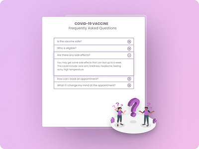 FAQ accordion 3d accordion covid 19 dropdown figma figmadesign frequently asked questions shadows uidesign uiux