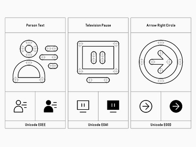 neue UXUI Icons Rounded app design digital foundry icon icons made in germany mobile neue round rounded screen social type typedesign typography ui ux uxui