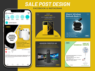 E-comarce Store Social Media Post banner ad banner design business banner instagram banner instagram post sale banner social banner social media design social post social post design