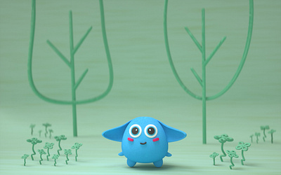 Cutie 3d character cinema4d design illustraion illustration octane