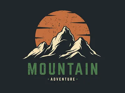 Mountain Adventure adventure adventure logo adventure time adventurer adventures graphic design graphicdesigner illustration logodesigner mountain mountain logo mountains outdoor outdoor logo outdoors outside
