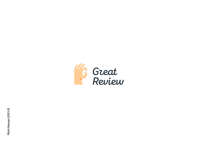 GREAT REVIEW concpet excellent great hand letter letterg logo review