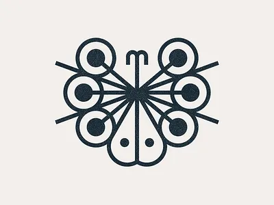 Abstract Moth (Unused Mark) abstract logo branding and identity branding concept classy logo freelance designer icon logo logo design simple logo visual identity