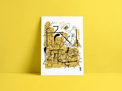 Lisbon Time digital art digital painting drawing graphic design graphicdesign illustration illustration art