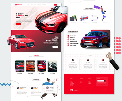 Autonome UI design best ui design car website ui love popular ui design top ui design ux design website ui desing