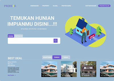 Real Estate Website beginner design landing page ui uidesign website