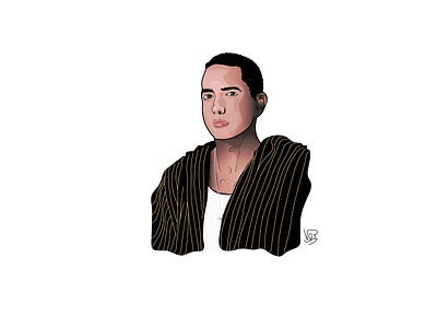 The G.O.A.T - Tribute to Eminem art celebrity character design eminem graphics logo rapper vector vectorart