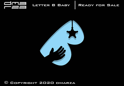 Letter B Silhouette Baby Logo art branding design graphic design icon logo logodesign minimal symbol typography