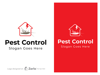 Pest Control Logo branding bug logo cockroach logo free logo free logo maker logo logo design logo maker pest control logo