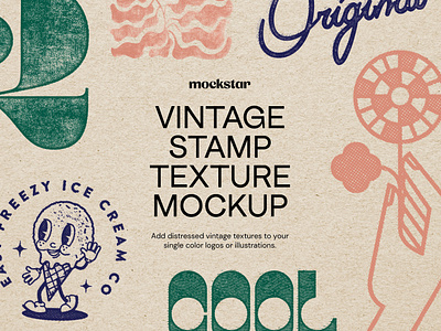 Vintage Stamp Texture for Photoshop