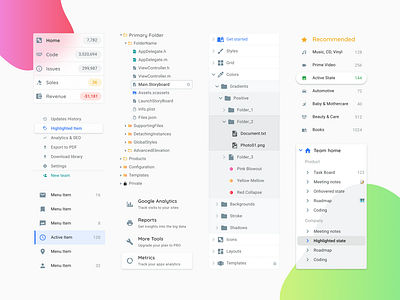 Figma Material Dashboard UI kit & Design system android app design design system figma ios material menu mobile navbar navigation sidebar templates ui ui kit web