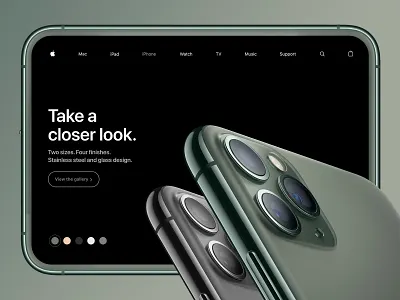 Aplle Iphoen Landinga page design app art branding illustration typography ux vector web website