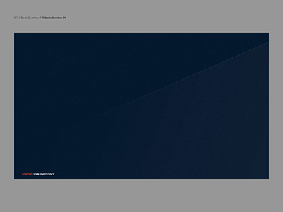 Si™ Design & DEV | BlockOverflow Iteration 001 animation glsl interaction interface minimal three.js typography ui uidesign uiux ux video web webdesign webflow webgl website